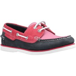 Hush Puppies Women's Hattie Boat Shoes - Pink Navy