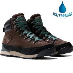 The North Face Mens Back to Berkeley IV Leather Waterproof Boots - Demitasse Brown