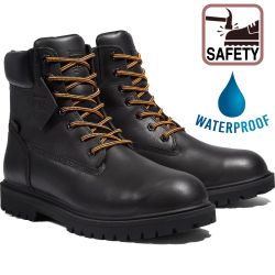 Timberland Pro Mens Iconic Waterproof Safety Ankle Boots - Black