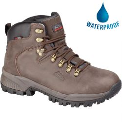 Johnscliffe Mens Waterproof Walking Boots - Brown