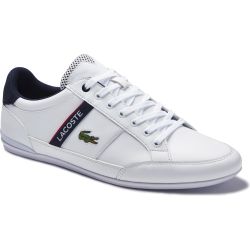 Lacoste Mens Chaymon 120 Trainers - White Navy Red