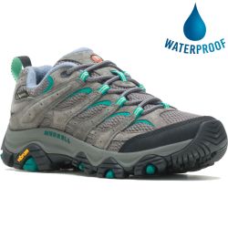 Merrell Womens Moab 3 GTX Waterproof Walking Shoes - Granite Marine