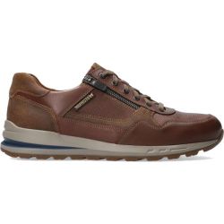 Mephisto Mens Bradley Randy Leather Trainers - Chestnut Brown