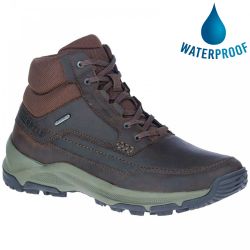 Merrell Mens Anvik 2 Mid Waterproof Walking Boot - Earth