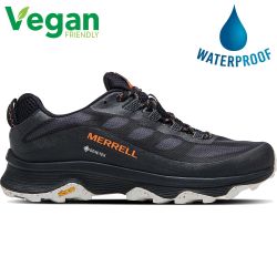 Merrell Mens Moab Speed GTX Waterproof Walking Trainers - Black 