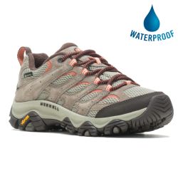Merrell Womens Moab 3 GTX Waterproof Walking Shoes - Bungee Cord