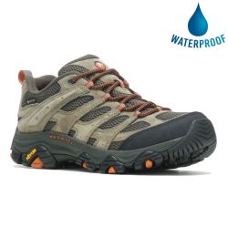 Merrell Mens Moab 3 GTX Waterproof Walking Shoes - Olive