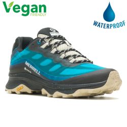 Merrell Mens Moab Speed GTX Vegan Waterproof Walking Shoe - Tahoe