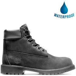 Timberland Kids 6 Inch Premium Waterproof Boots - 12907 - Black