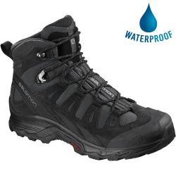 Salomon Mens Quest Prime GTX Waterproof Walking Hiking Boots - Phantom Black Quiet Shade