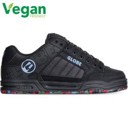 Globe Mens Tilt Vegan Skate Shoes - Black Upcycle