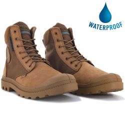 Palladium Mens Pampa Sport Cuff WPN Waterproof Boots - Deer Brown