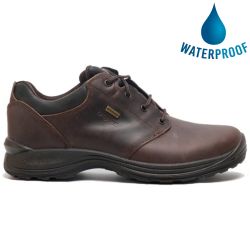 Grisport Men's Exmoor Waterproof Leather Walking Shoes - Brown