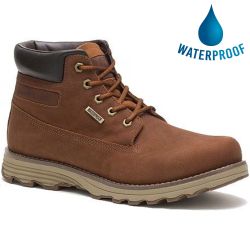 Caterpillar Mens Cat Founder WP TX Waterproof Ankle Boot - Danish Brown