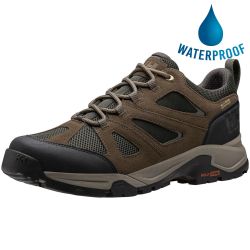 Helly Hansen Mens Switchback Trail Low Waterproof Shoes - Walnut Espresso Black