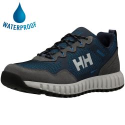 Helly Hansen Mens Monashee ULLR Low HT Waterproof Walking Trainers - Slate Charcoal Electric Blue