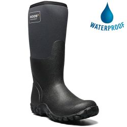 Bogs Mens Mesa Neoprene Wellington Boots - Black