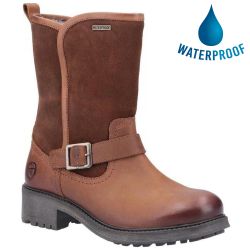 Cotswold Womens Randwick Waterproof Boot - Cognac