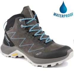 Grisport Women's Lady Terrain Waterproof Walking Boot - Grey Blue