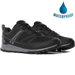 North Face Men's Lightwave Futurelight Waterproof Walking Shoes - TNF Black Zinc Grey