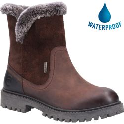 Cotswold Womens Adlestrop Waterproof Winter Boot - Chocolate