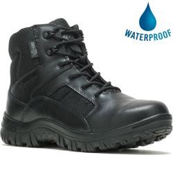 Bates Mens Maneuver Mid Waterproof Combat Military Boots - Black