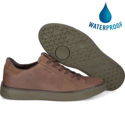 Ecco Shoes Mens Street Tray GTX Waterproof Shoes - Cocoa Brown