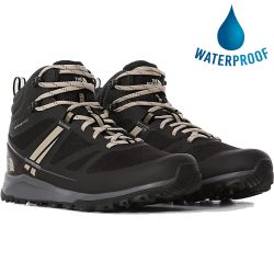 North Face Men's Litewave Mid Futurelight Waterproof Walking Boots - TNF Black Flax
