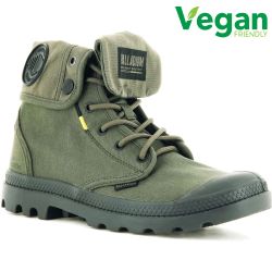 Palladium Mens Pampa Baggy Supply Combat Ankle Boots - Olive Night