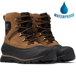 Sorel Mens Buxton Lace Waterproof Boots - Delta Black