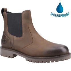 Cotswold Mens Bodicote Waterproof Chelsea Boots - Brown
