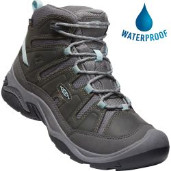 Keen Women's Circadia Mid Waterproof Walking Boots - Steel Grey Cloud Blue