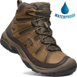 Keen Men's Circadia Mid Waterproof Walking Boots - Bison Brindle