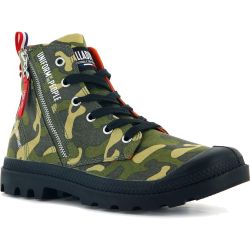 Palladium Mens Pampa Hi Outzip Uniform Of The People Boots - Norway Camo
