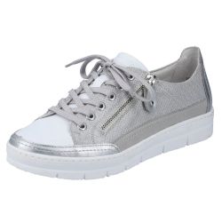 Remonte Womens D5826 Shoes Trainers - Silver White Ice Vapor