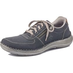 Rieker Men's 03030 Wide Fit Shoes - Blue