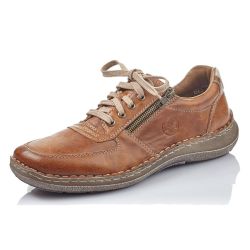Rieker Mens 03030 Wide Fit Shoes - Sherry Cliff