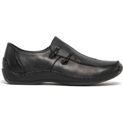 Rieker Womens L1751 Slip On Shoes - Black