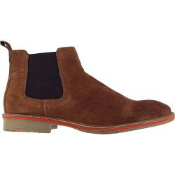 Roamers Men's Suede Leather Chelsea Boots - Sand