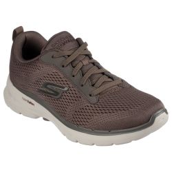 Skechers Men's Go Walk 6 Avalo Trainers - Taupe