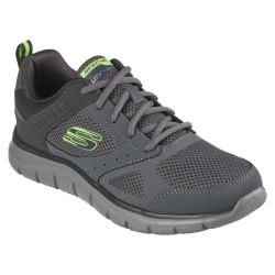 Skechers Mens Track Syntac Trainers - Charcoal