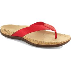 Strive Womens Milos Toe Post Sandals - Scarlet