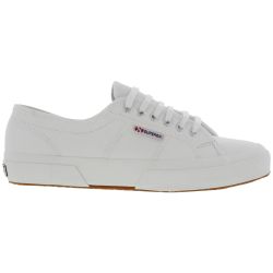 Superga Womens 2750 Cotu EFGLU Leather Trainers Shoes - White