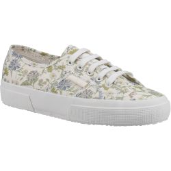 Superga Womens 2750 Floral Print Trainers - White Floral