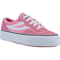 Superga Womens 3041 Revolley Trainers - Pink White