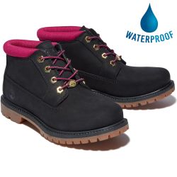 Timberland Women's Nellie Waterproof Chukka Boots - Black Pink - A2JSA