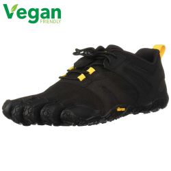 Vibram Five Fingers Mens V-Trail 2.0 Vegan Shoes - Black Yellow