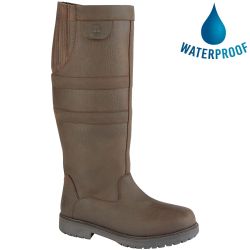Woodland Womens Hailey Waterproof Country Boot - Brown
