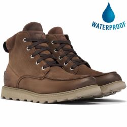 Sorel Mens Madson II Moc Toe Waterproof Boot - Tobacco