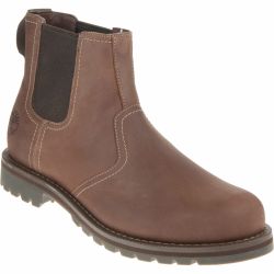 Timberland Mens Larchmont Chelsea Leather Boots - A2GJR - Medium Brown
